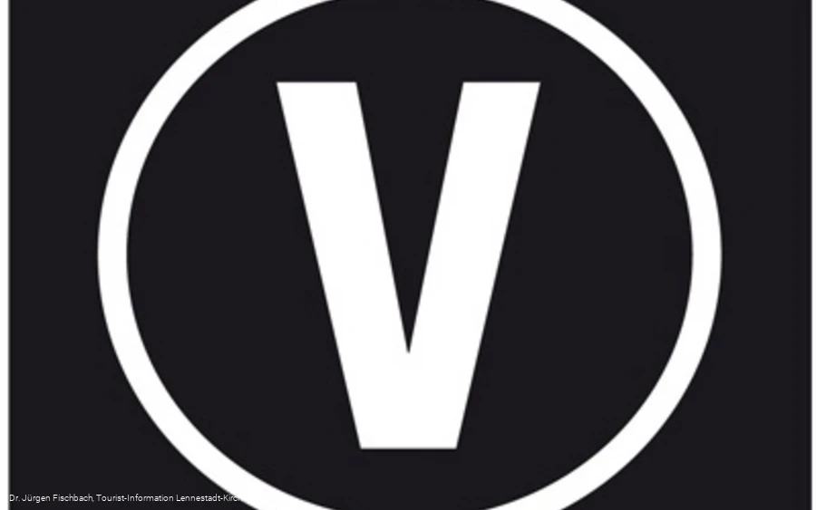 Wegezeichen: Veischeder Sonnenpfad