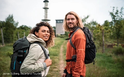 Wanderer auf der Nordhelle
