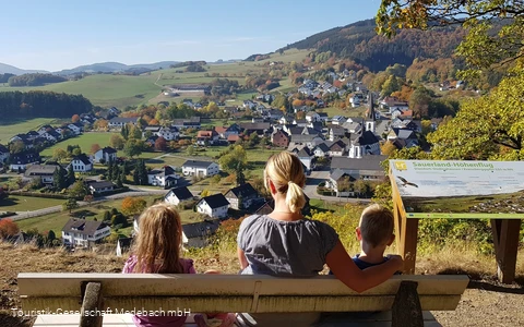 Ausblick vom Kreuzberg in Düdinghauen.