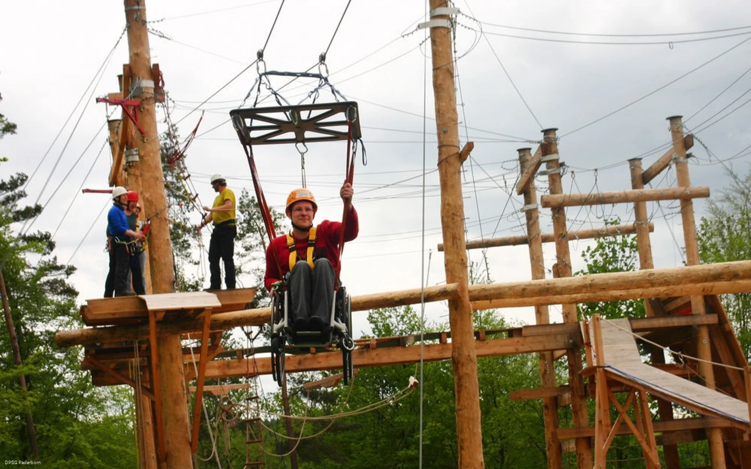 Hochseilgarten barrierefrei