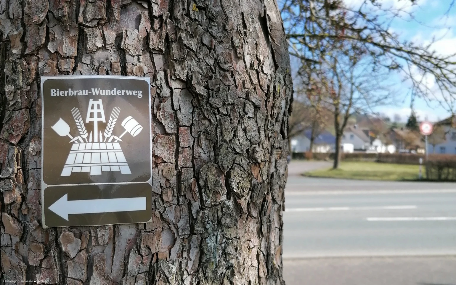 Wegzeichen BierbrauWunderweg Grevenstein