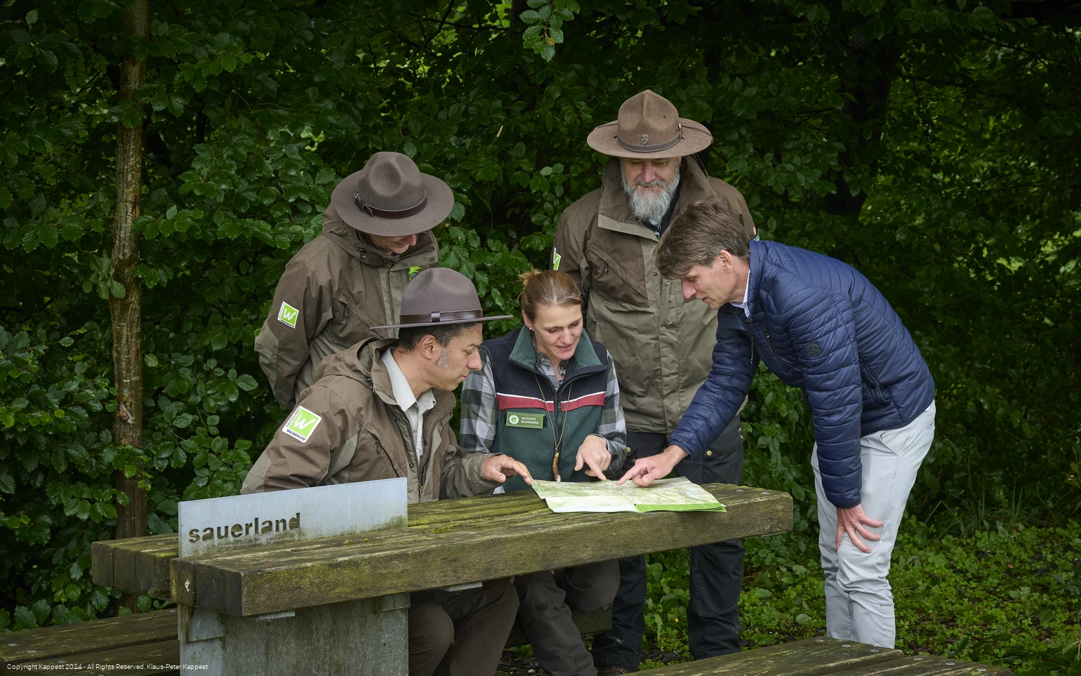 Ranger am Sauerlandtisch