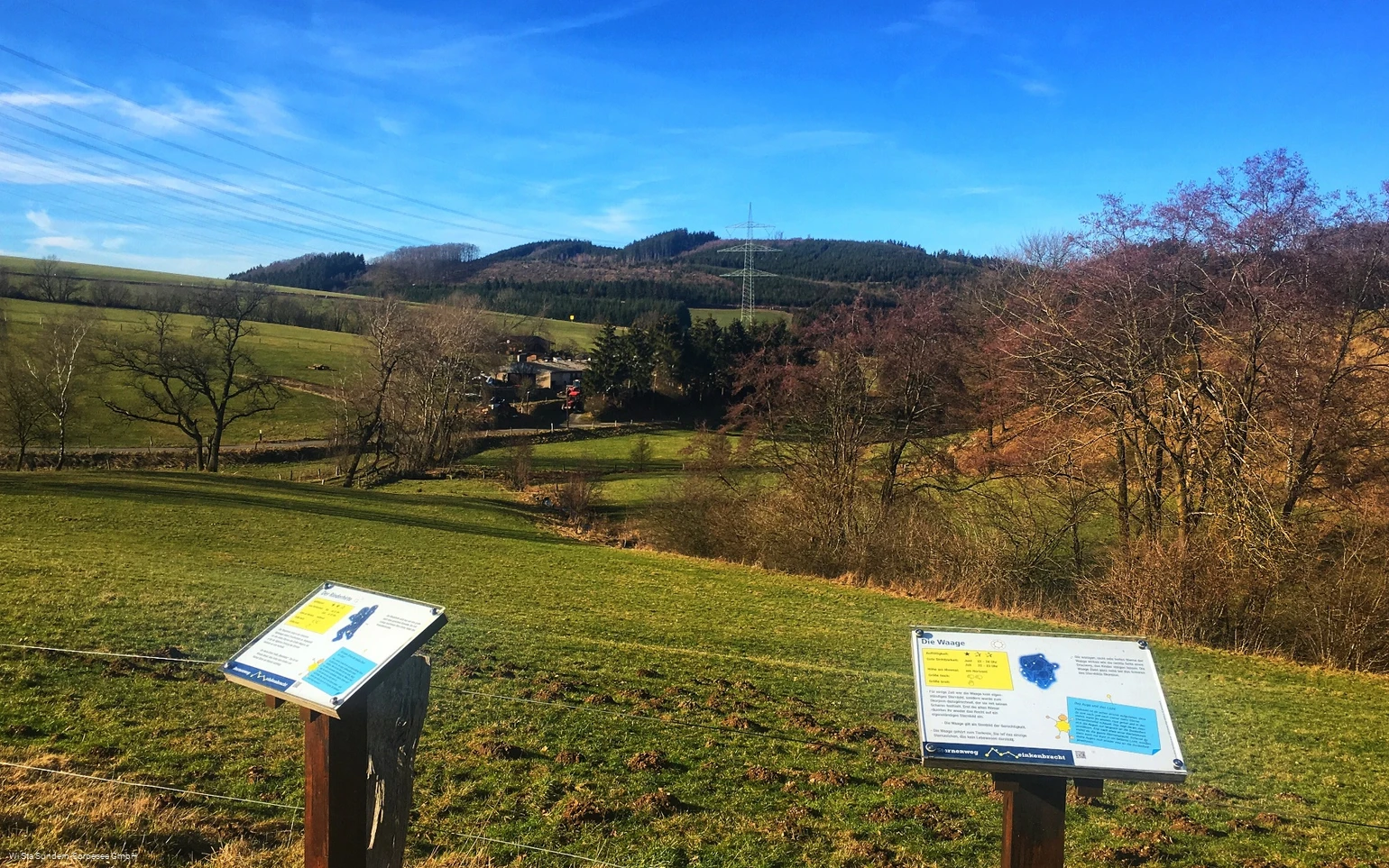 Infotafeln am Sternenweg