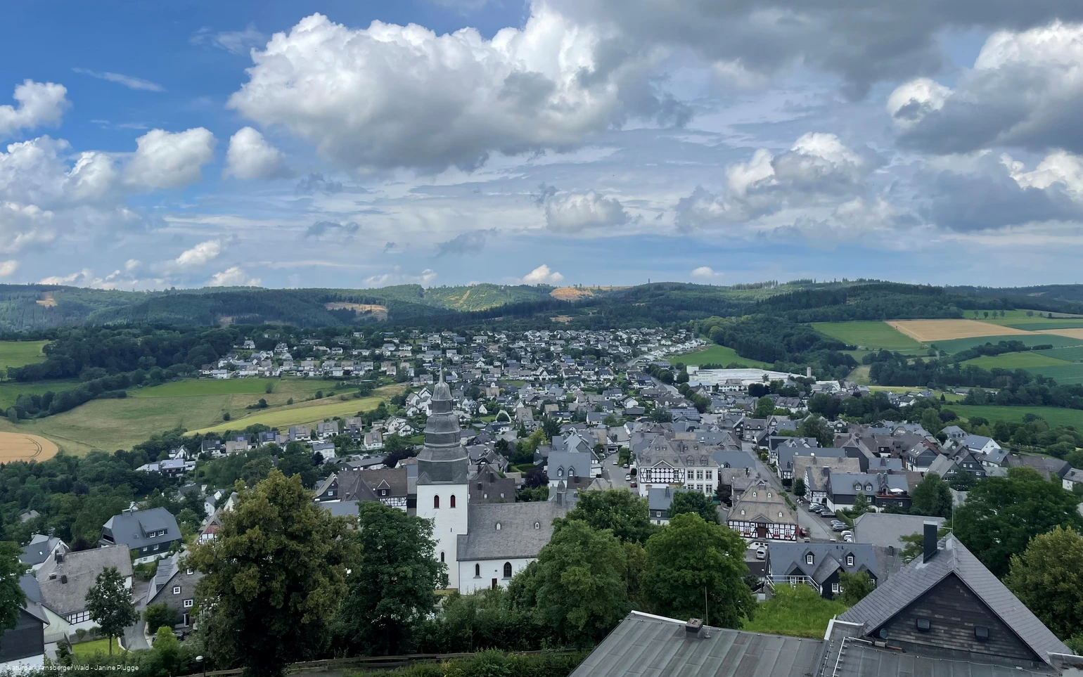 Eversberg Blick von Burgruine