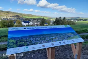 Panoramatafel am Wildschweinweg
