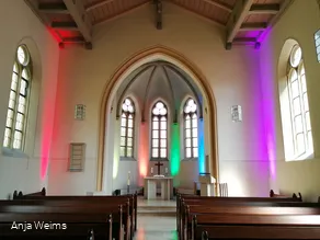 Innenansicht Bergbau Lichterkirche
