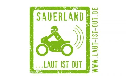 Der Laut-ist-out-Sticker