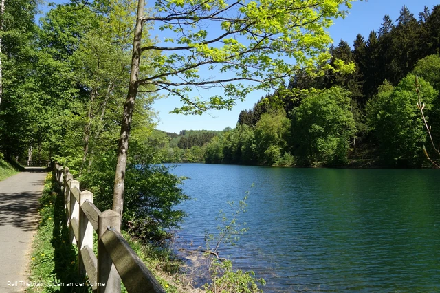 Der Weg führt überwiegend nah am Wasser entlang