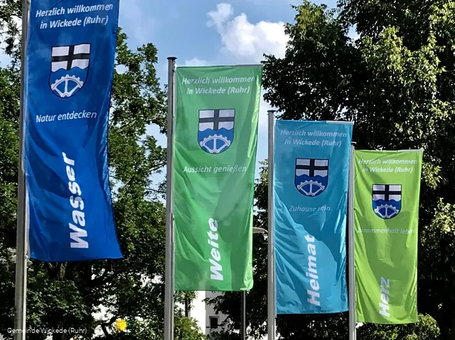 Fahnen Gemeinde Wickede (Ruhr)