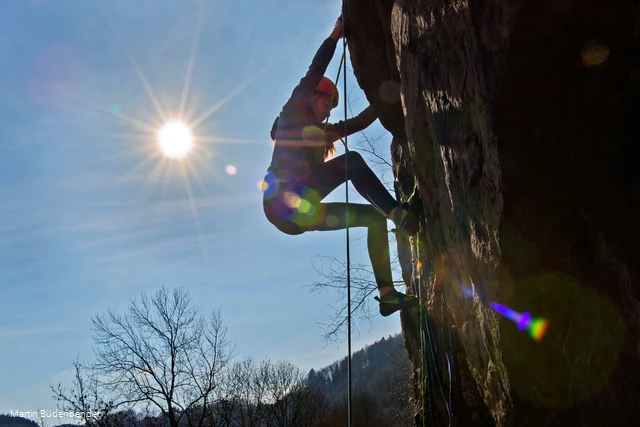 Naturklettergebiet Lenneplatte in Werdohl