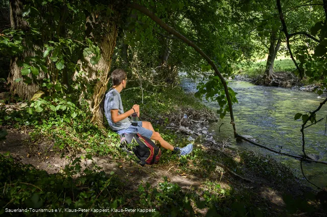 Pause an der Hönne