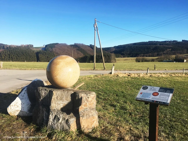 Die Sonne am Startpunkt