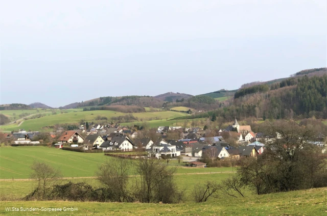Blick auf Allendorf vom Hengstenberg