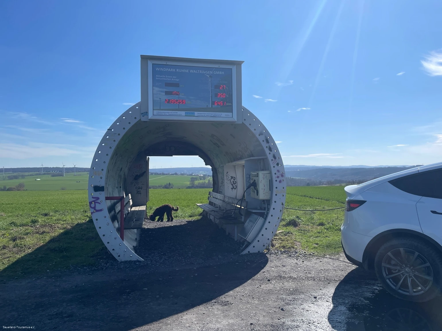 E-Ladestation Windpark Ense