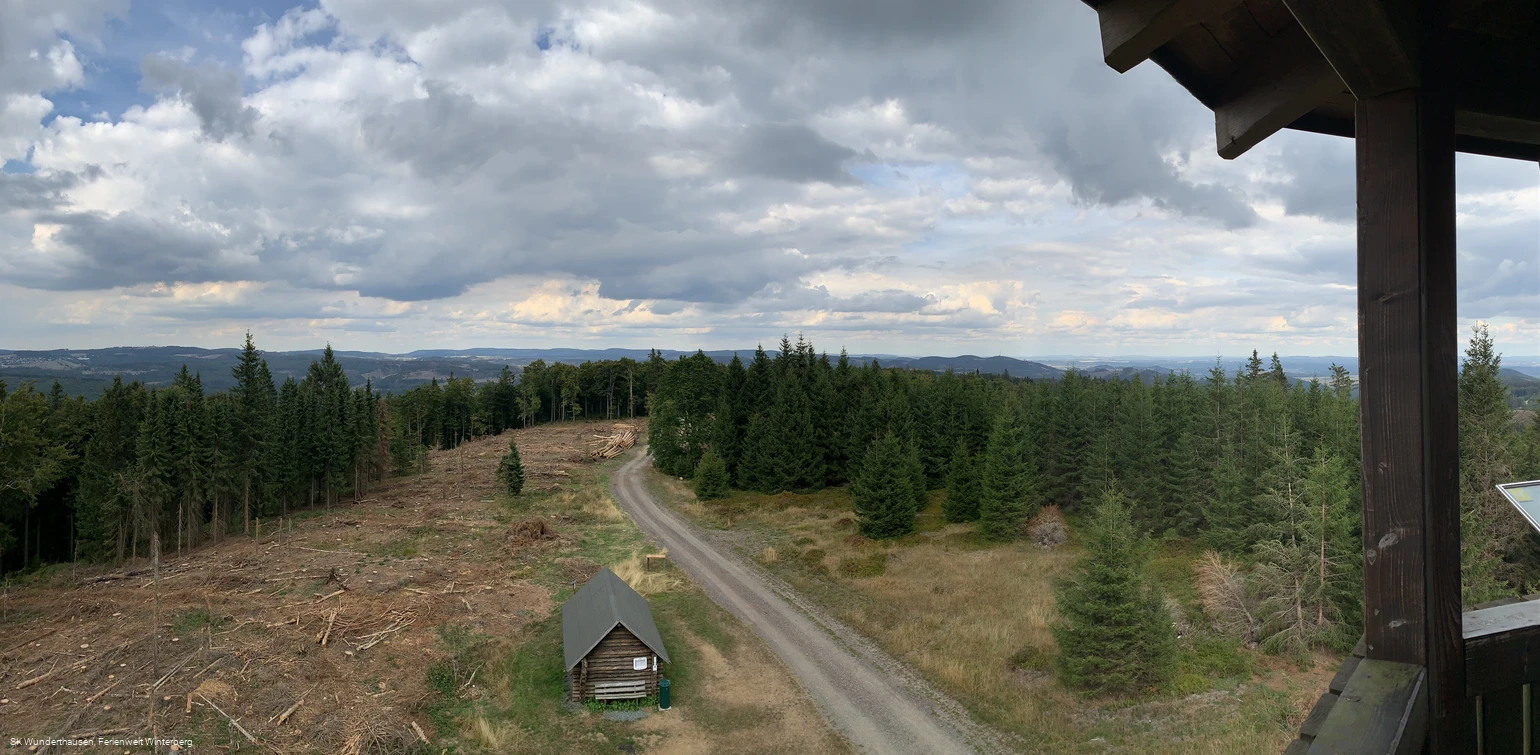 Blick vom Ziegenhellen-Turm