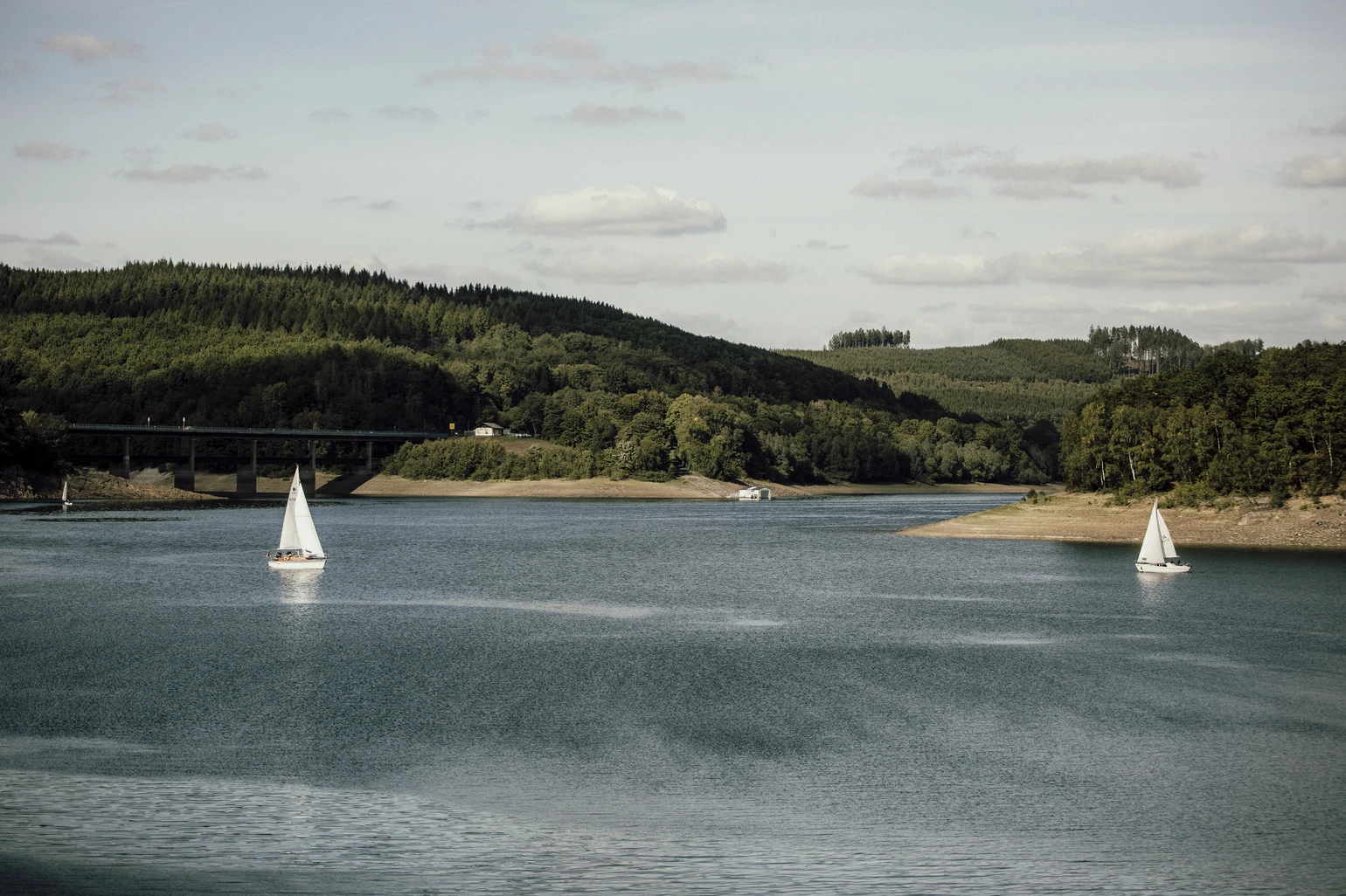 Segler auf dem Biggesee
