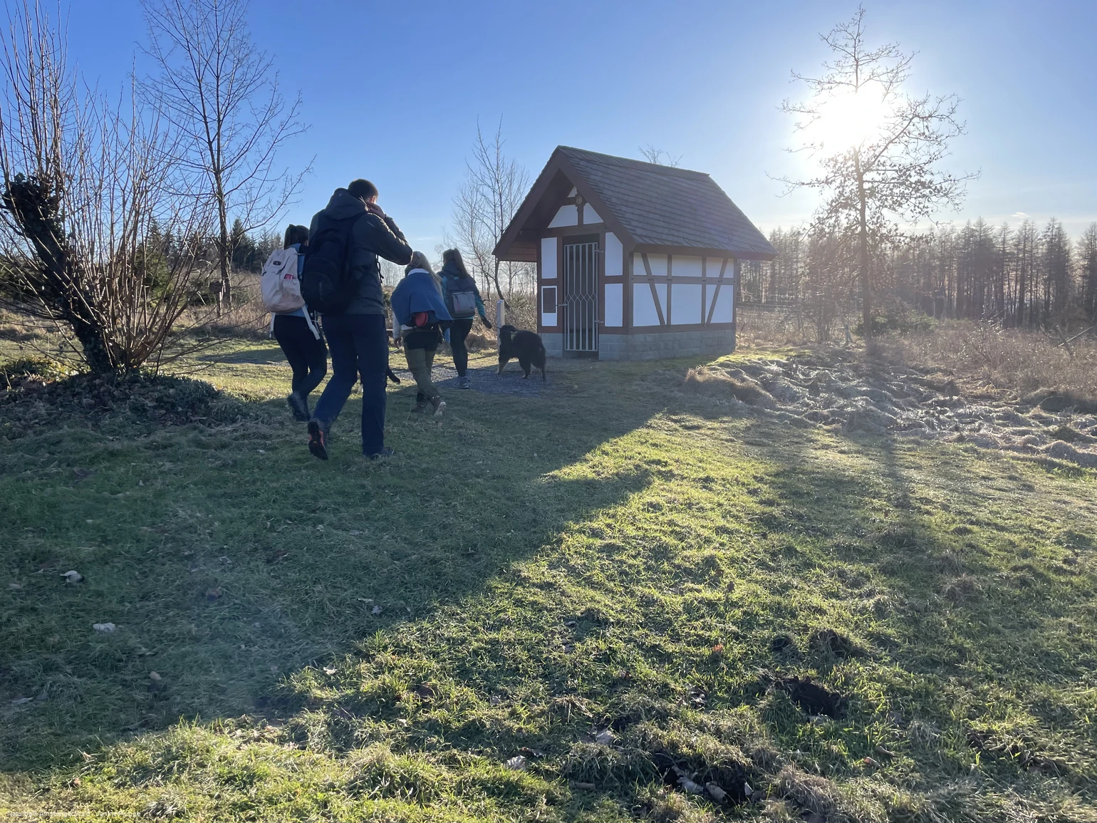 Kapelle an der Sauerland-Waldroute Richtung Lörmeketurm