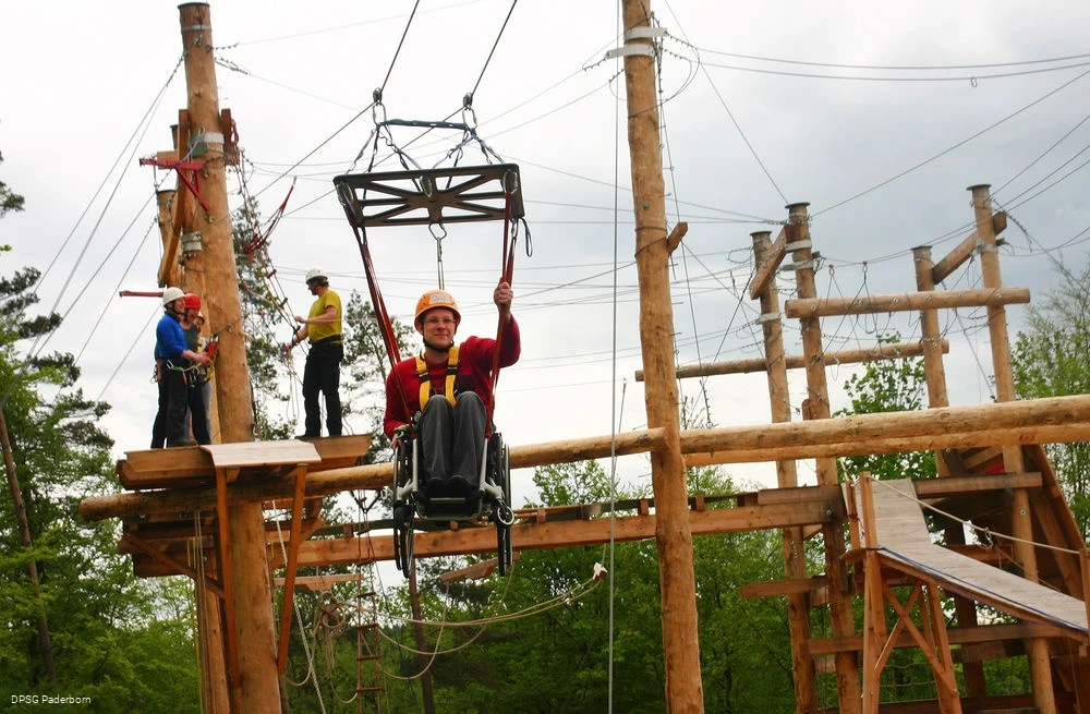 Hochseilgarten barrierefrei
