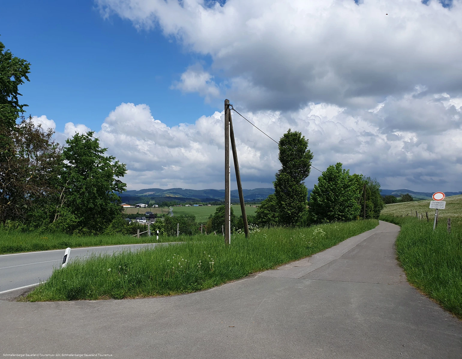 Start der Wanderung zur Weitsicht
