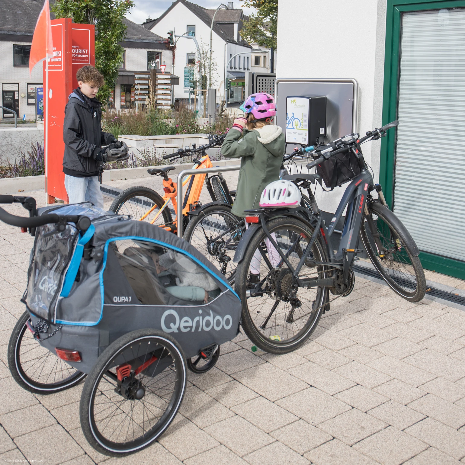 E-Bike Ladestation Marktplatz