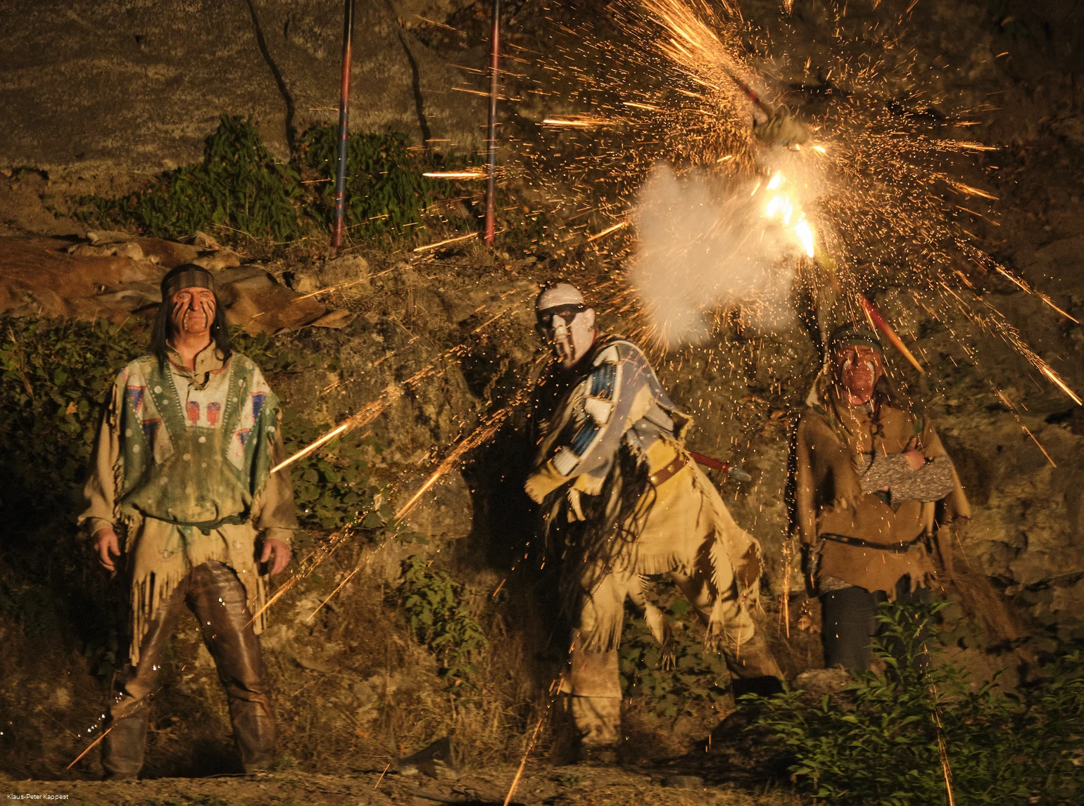 Karl-May Festspiele am Abend