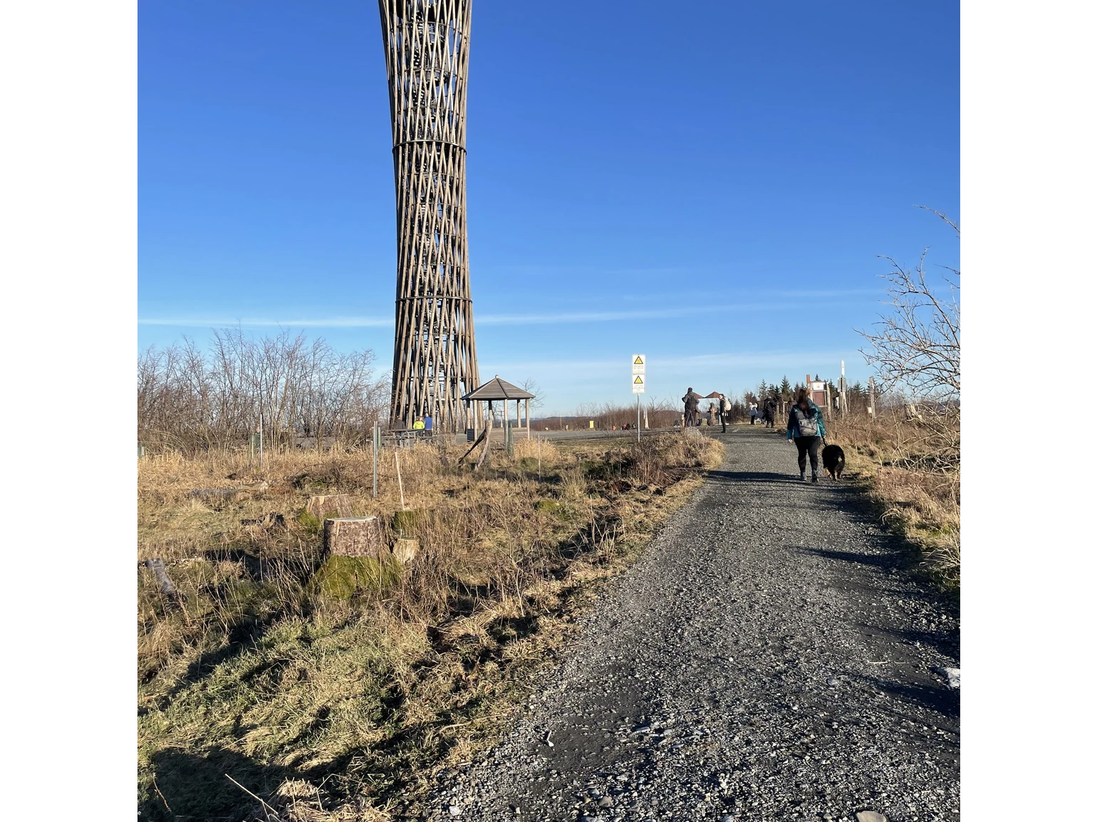 Lörmecketurm im Januar 