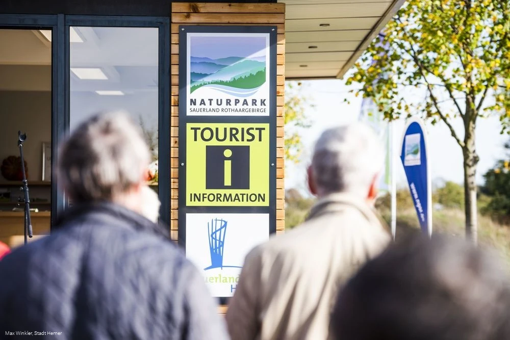 Der Eingangsbereich des Naturpark-Infozentrums Hem Der Eingangsbereich des Naturpark-Infozentrums Hem