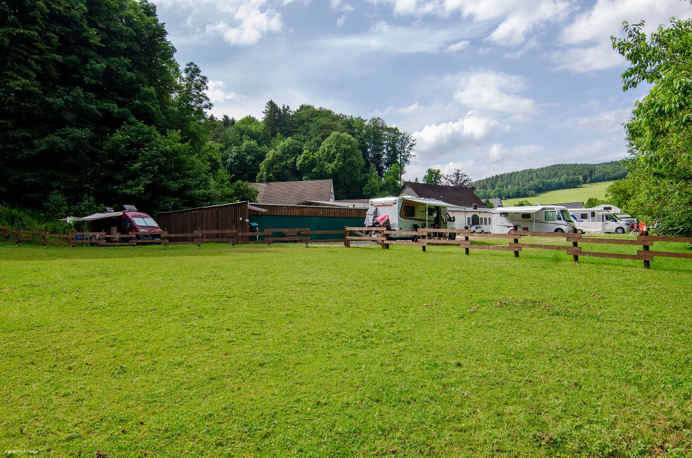 Wohnmobilstellplatz Hof Verse