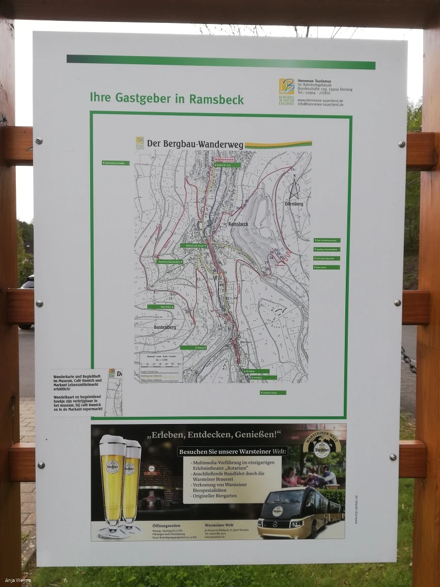 Infotafel BergbauWanderweg Ramsbeck Infotafel BergbauWanderweg Ramsbeck