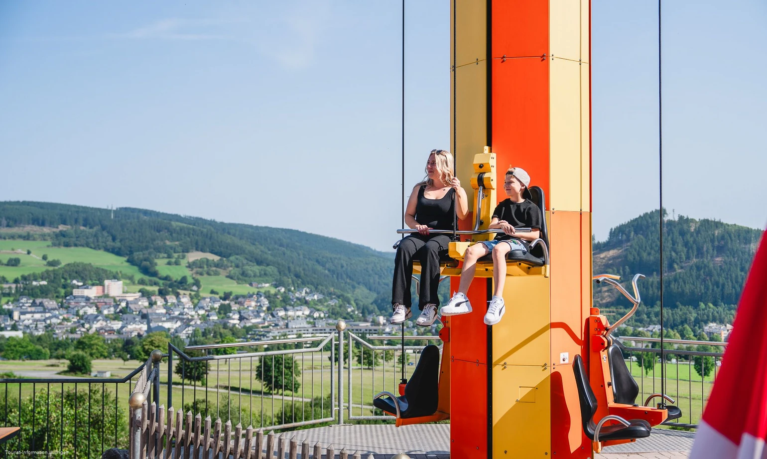 Freefall-Tower im Wild- und Freizeitpark Willingen Freefall-Tower im Wild- und Freizeitpark Willingen