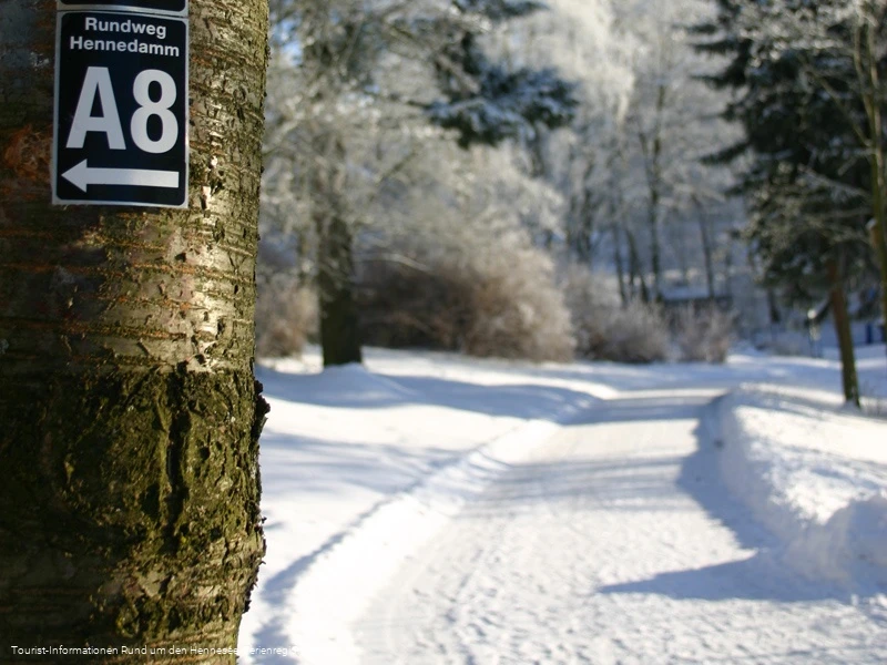 Winterwanderweg Hennesee A8