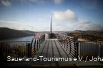 The "Biggeblick" viewing platform on the Biggesee.