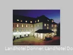 Landhotel Donner, beleuchtet, Aussenaufnahme