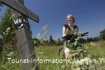 Bikerin auf einer Genussradeltour in Willingen 
