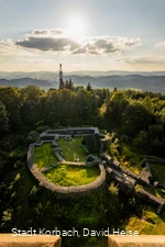 Ausblick vom Georg Viktor Turm über Ruine
