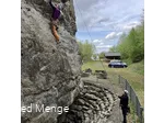 Klettern im Klettergebiet "Hülloch" in Kierspe