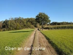 Wanderwegabschnitt VolmeSchatz Sagen auf dem Arney bei Kierspe