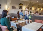 Het restaurant in de OVERSUM VELTINS LOUNGE.