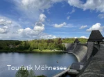 The imposing Möhne dam wall
