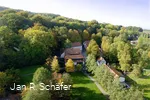 Drone image of the Barendorf factory masts