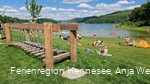 Barfusspfad Hennesee Wackelbrücke
