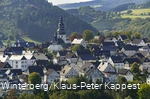 Town center of Hallenberg with half-timbered houses