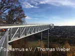 The Skywalk Möhnetal offers a breathtaking view.