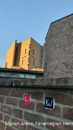 Wegelogos Klosterweg an der Abtei Königsmünster Meschede