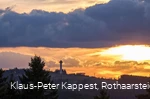 Blick auf den Ettelsberg bei Sonnenuntergang