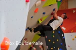 Beim Bouldern