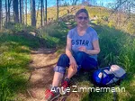 Antje Zimmerman auf einem ihrer Ausflüge im Sauerland.