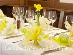 Gedeckter Tisch im Landgasthof Rüppel