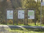 Infotafeln mit Radrouten und Infos rund um das Dorf Züschen.