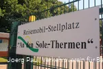 Wohnmobilplatz an den Sole-Thermen